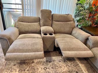 Sofa Love Seat 2 Seater Motorized Recliner