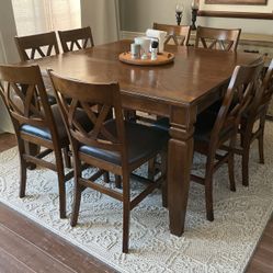 Square Contemporary Dining Set