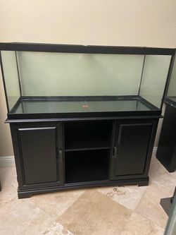 75 Gallon Fish Tank / Aquarium With Heavy Black Stand