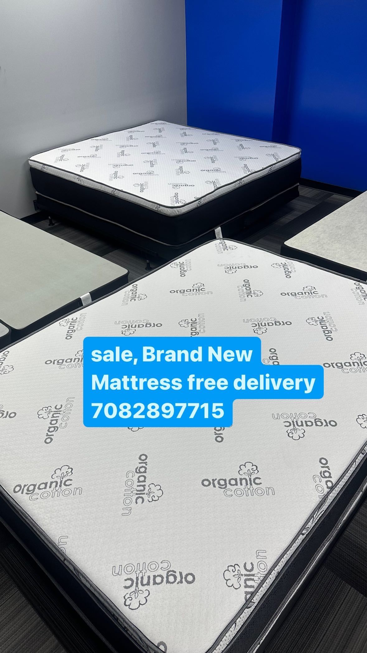Huge sale for Mattress And Box Twin size mattress and box 150.$ full 190$ Queen 200$ king 290$. Mattress And Box and frame and headboard. King 580$ Qu