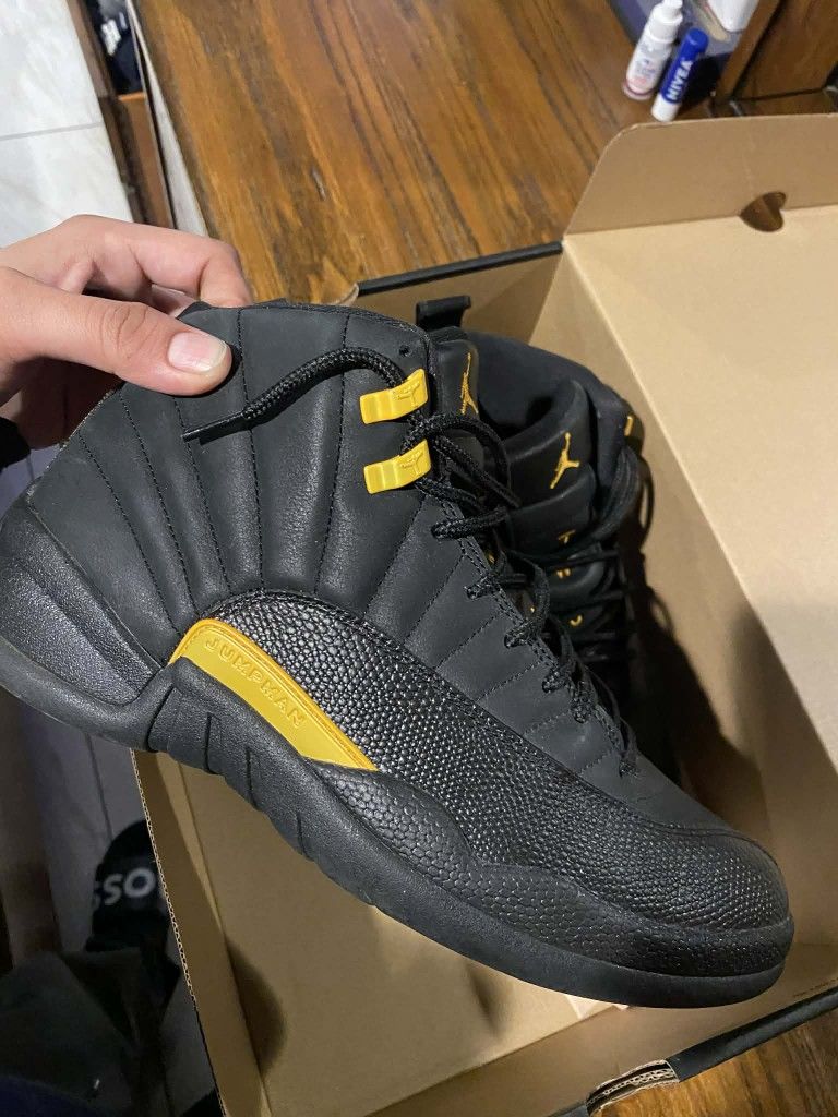 Jordan 12s Black Taxi