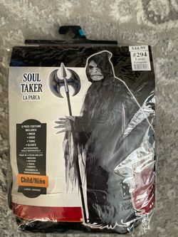 Soul taker costume for boys size L(10/12)