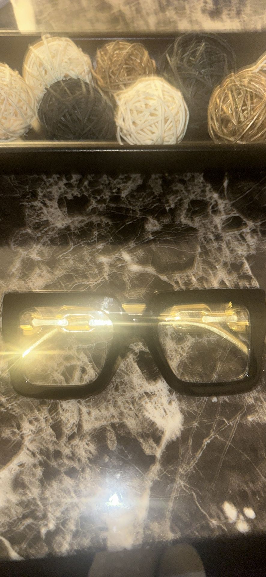 Sunglasses With Gold Chain Design