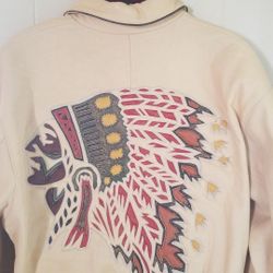 Leather Gear mens leather Jacket .Size M USA made