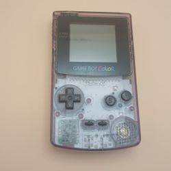 Game Boy Color Atomic Purple With Super Mario Land