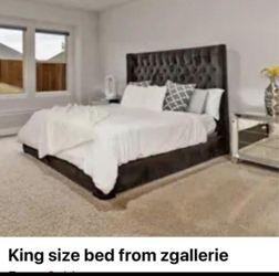 king frame + mattress