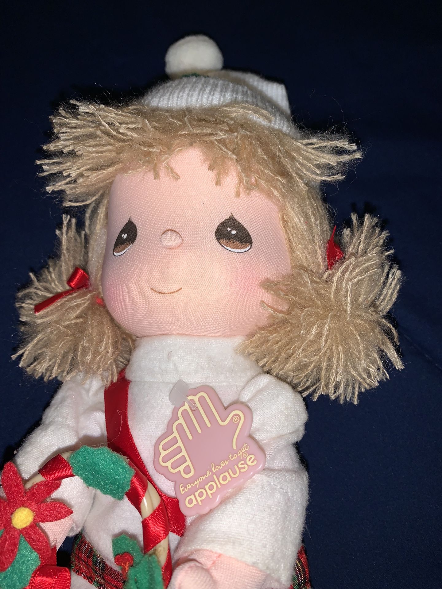 Precious Moments doll 1989 Christmas edition