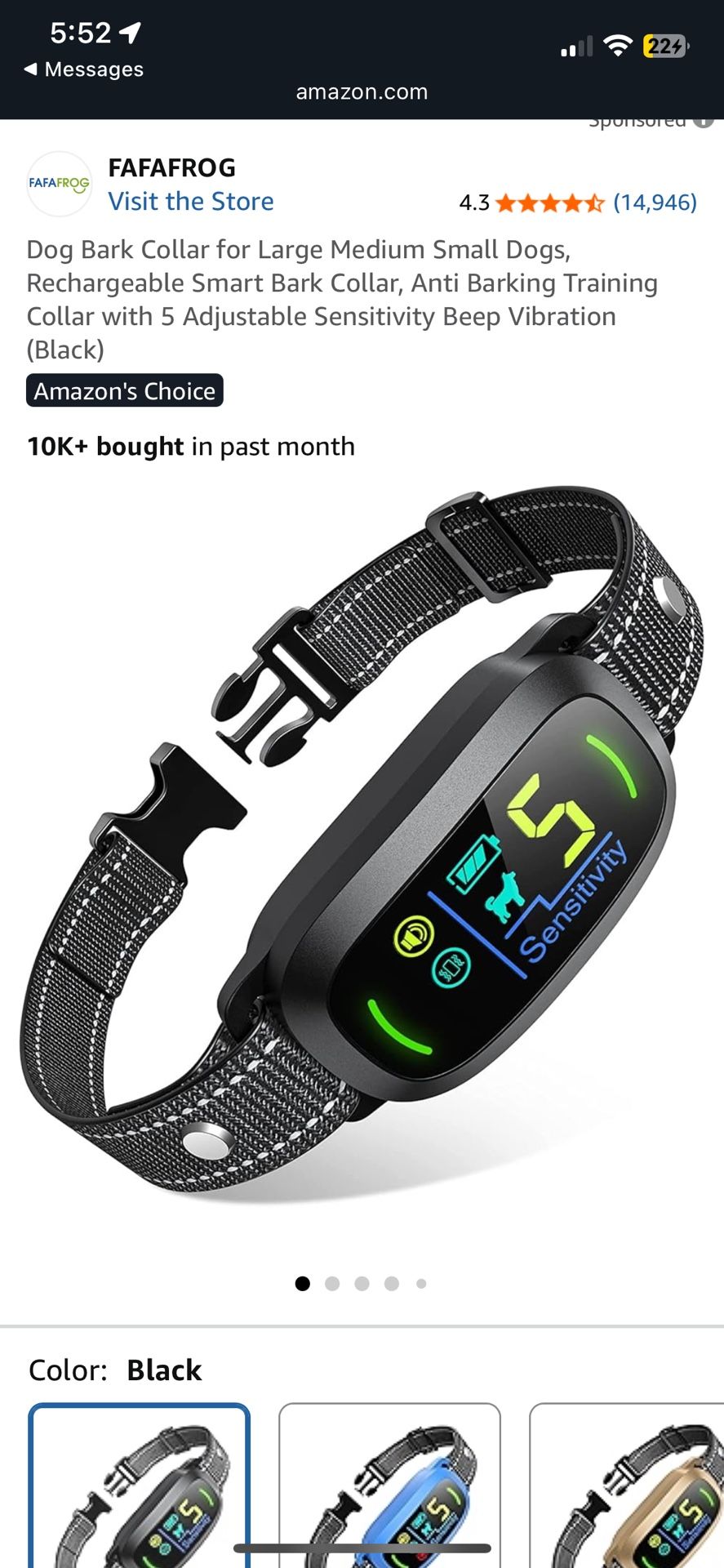 Dog Anti bark Collar