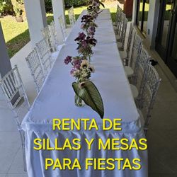 Renta Sillas Y Mesas