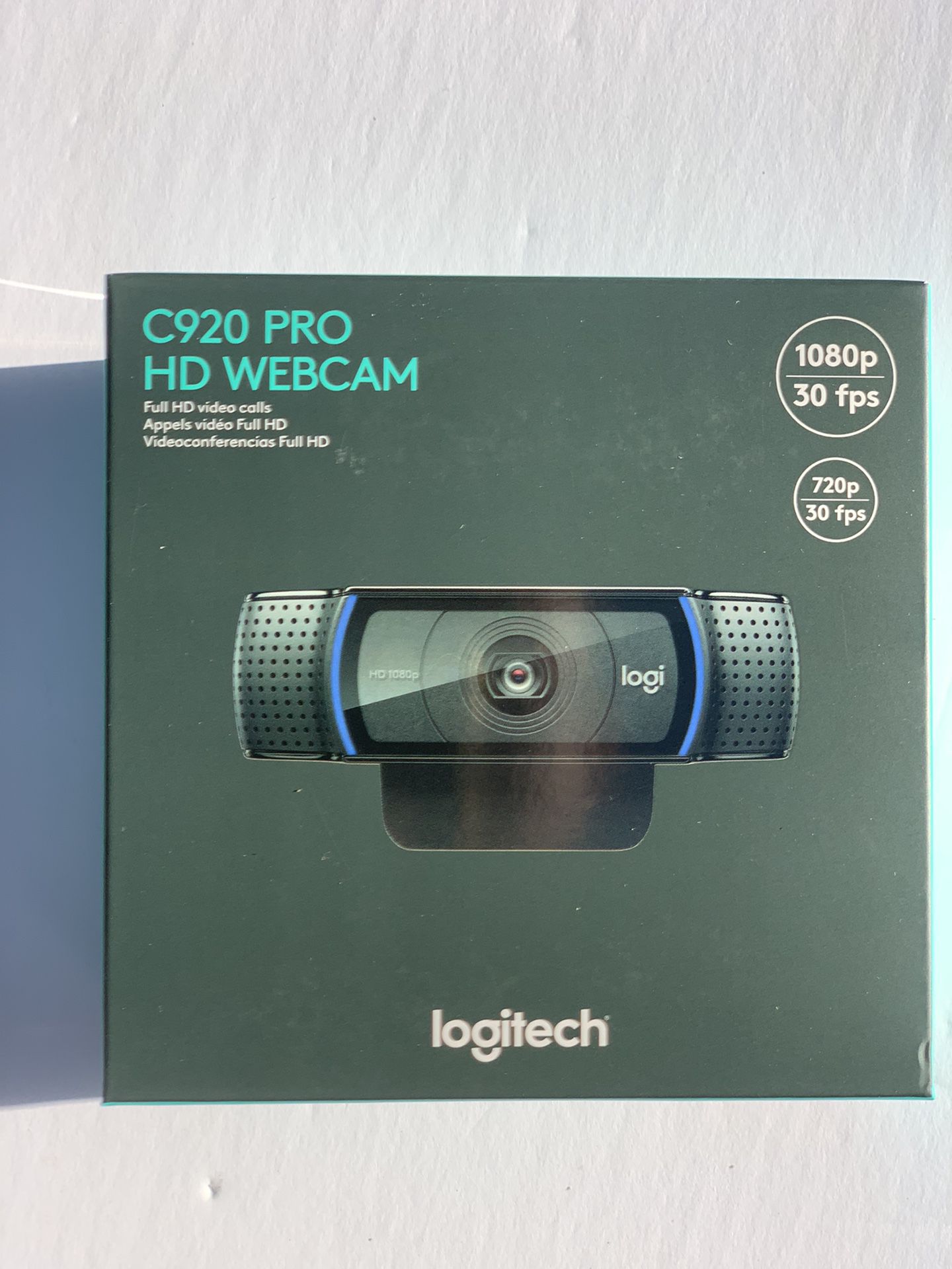 Logitech C920 Pro Webcam, HD 1080p Video Brand New