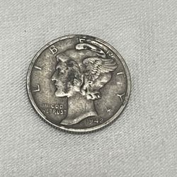 1942S Mercury dime