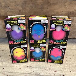 Needoh Magic Color Eggs & Chicka Deedoos Set