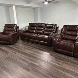 Brand New Power Reclining Couch Set