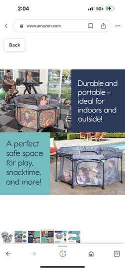 69" PlayPod Portable Playpen for Babies and Toddlers