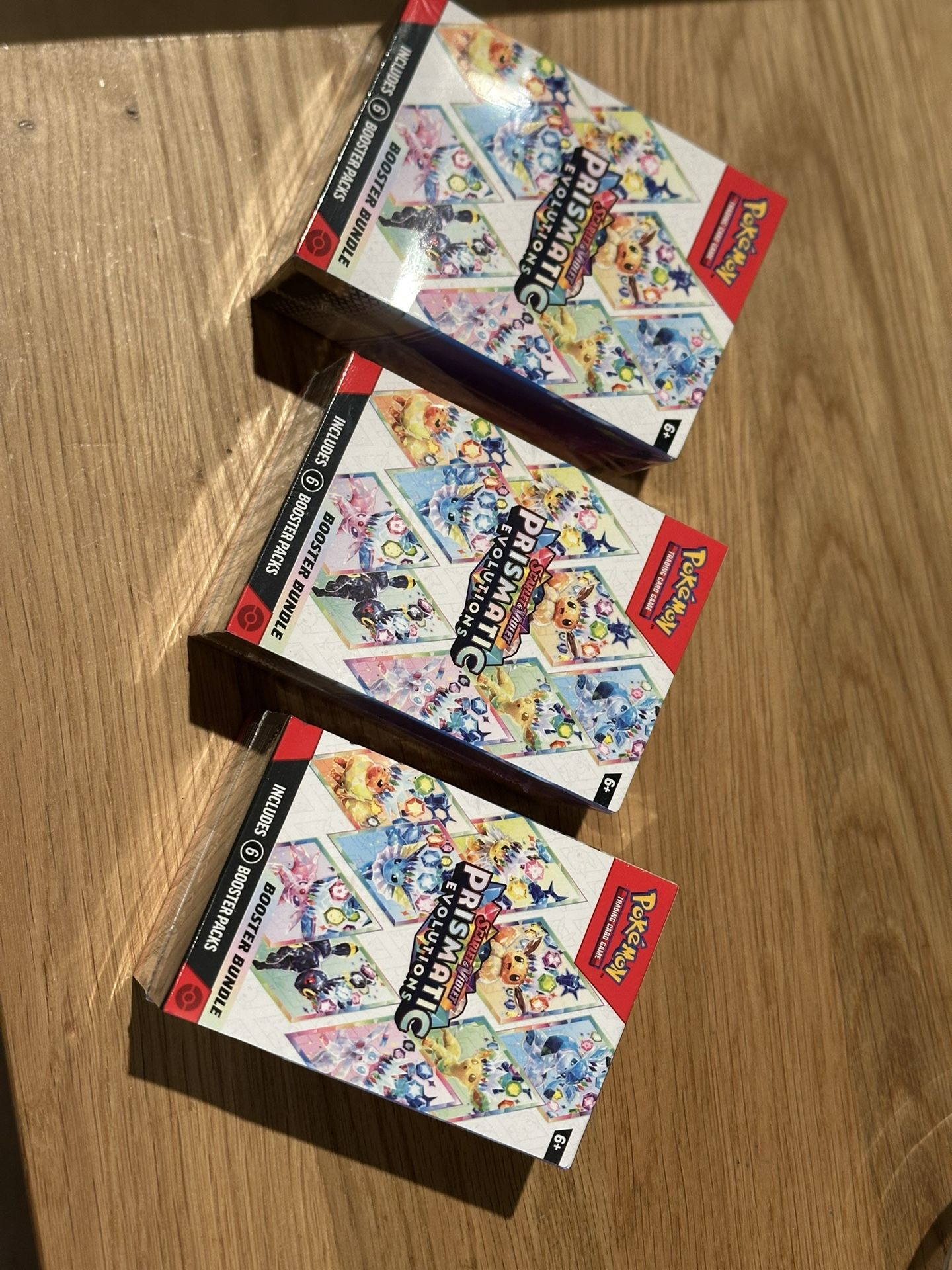 Pokémon TCG Scarlet & Violet Prismatic Evolutions Booster Bundles Sealed In Box