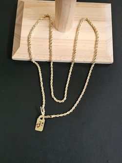 14k gold necklace 20 inch