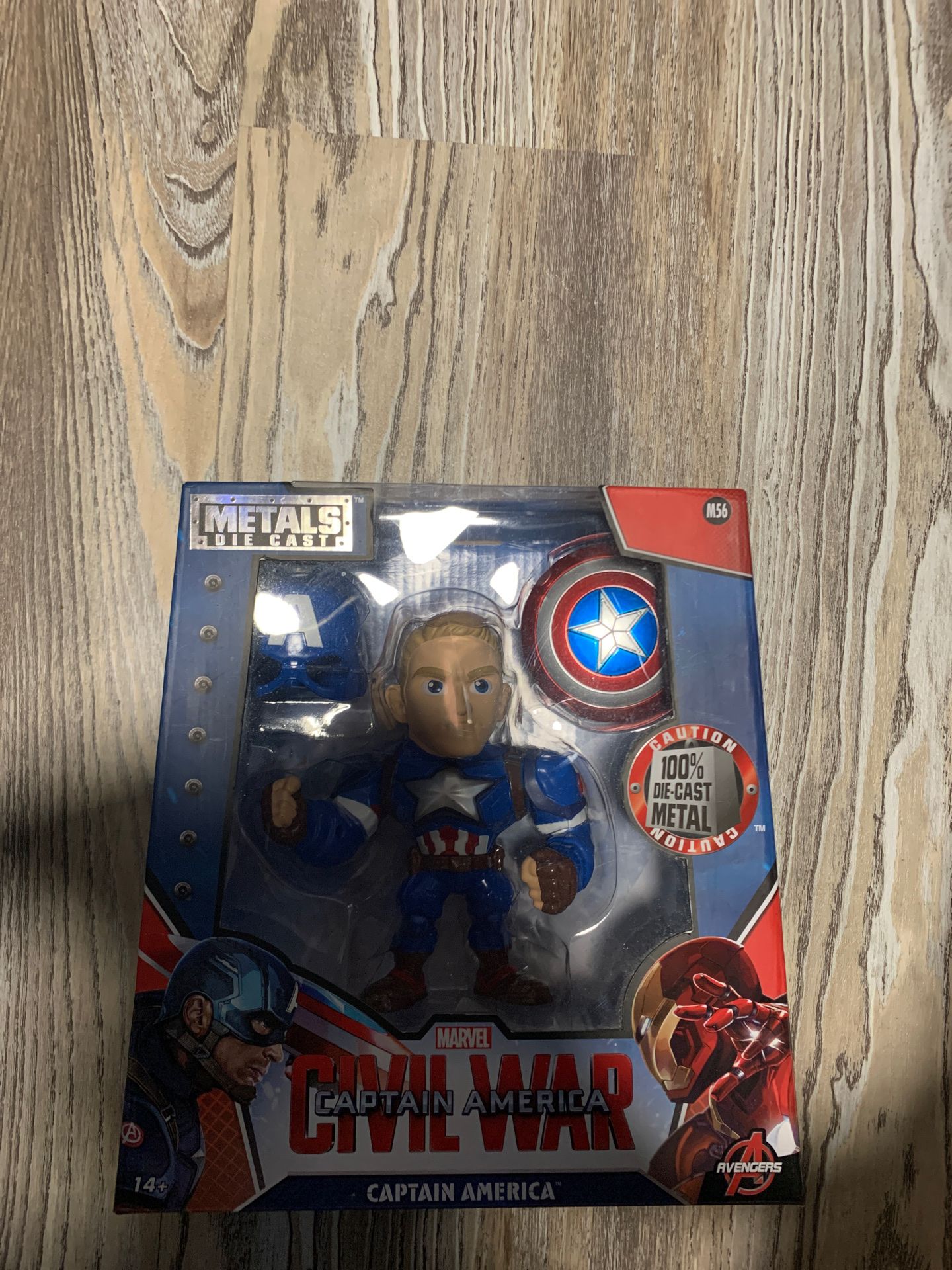 6” Captain America Metal Figure