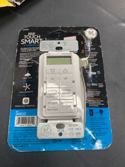 MytouchSmart touchSmart 15 AMP 6- presets and 24-Hourly Setting in - Wall Digital timer White