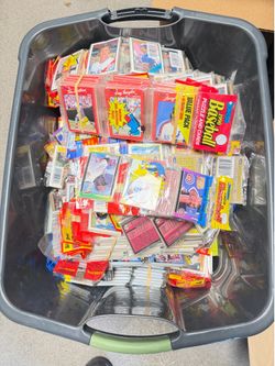 Baseball cards, 80s and 90s