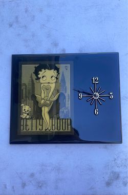 Betty boop clock