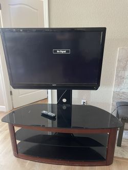 Tv stand with Tv