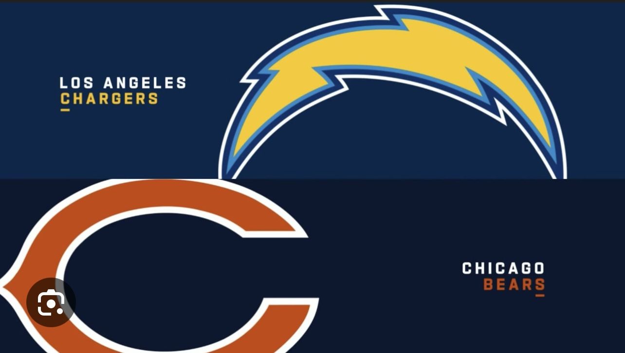 1 Chargers Ticket Section 208