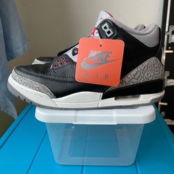 Sz 8 Jordan 3s Cement DAMAGED $50 FIRM NO TRADES