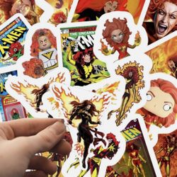 Dark Phoenix X Men Stickers 40 Piece