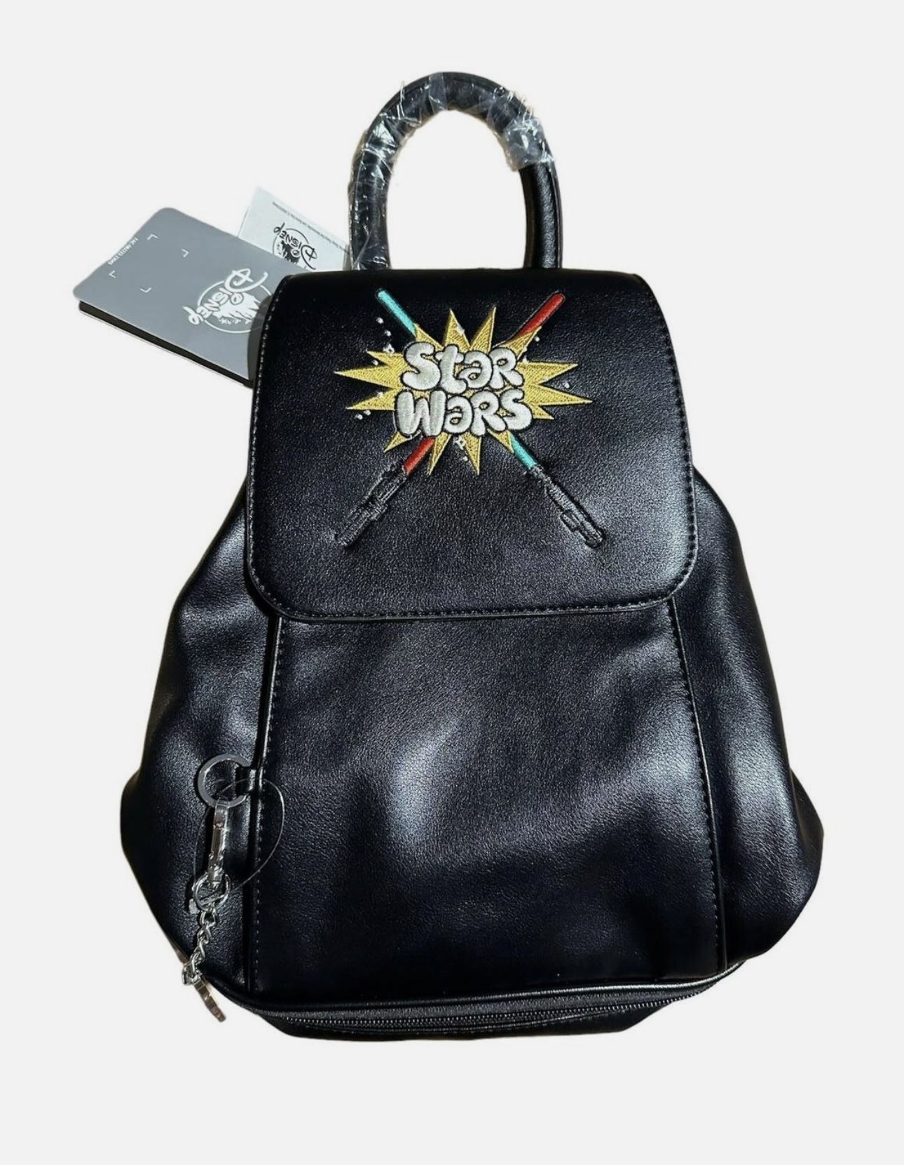 Disney Parks Star Wars Lightsaber Black Backpack