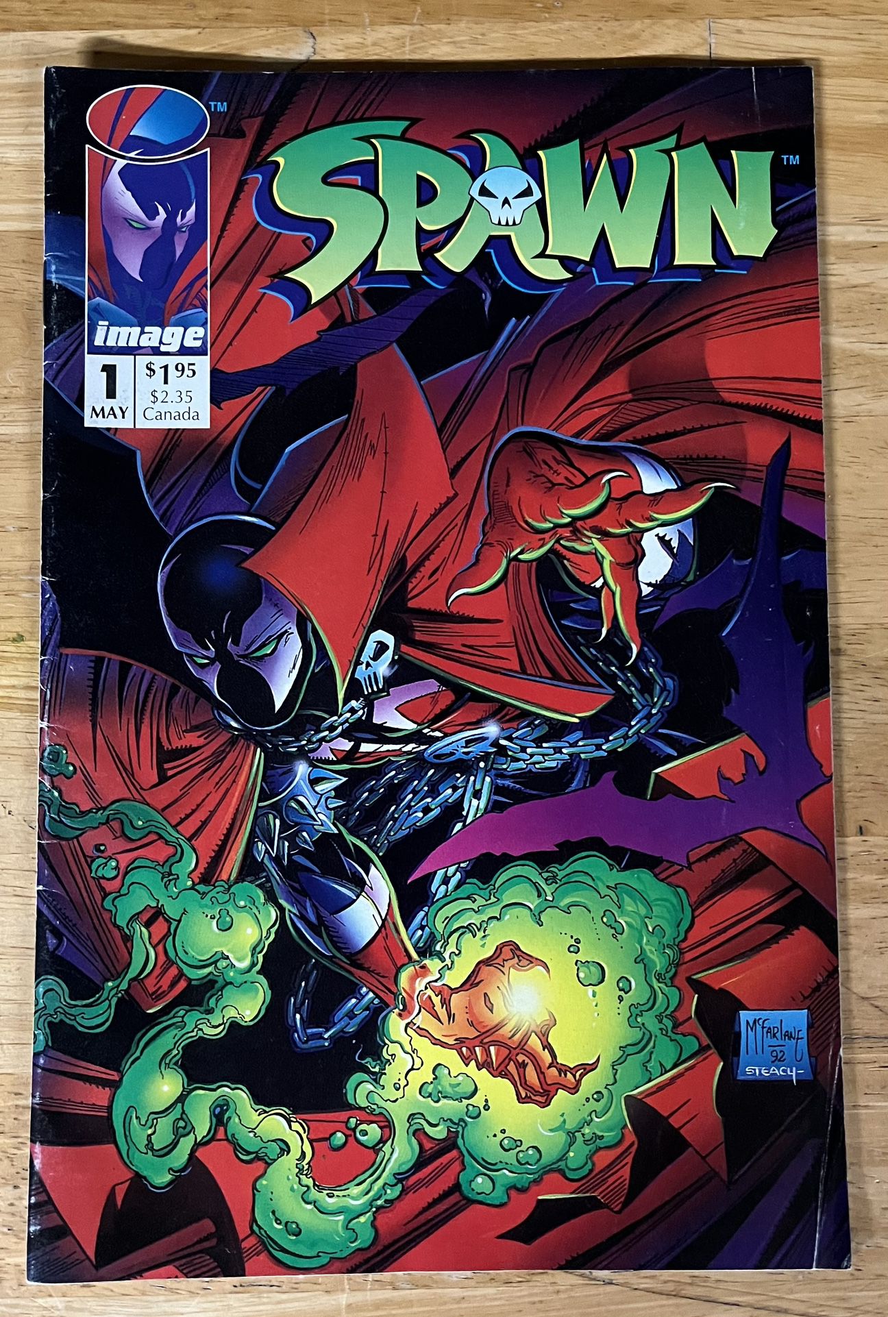Spawn Comic Books Issues #1 and #4