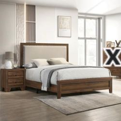 QUEEN BED FRAME BRAND NEW IN THE BOX (NO MATTRESS)