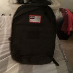 Red on Backpack 