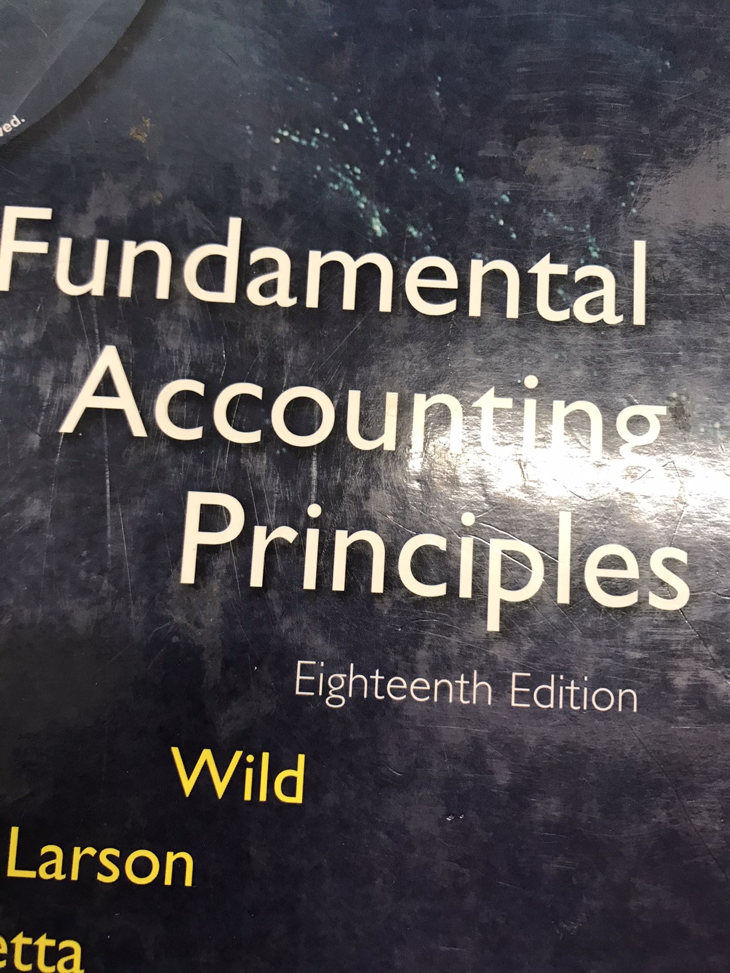 Accounting principles textbook
