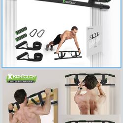 Multi-Grip Pull Up Bar (2026 Upgrade) — Like New — Heavy Duty — All Parts Included — $49.99 OBO