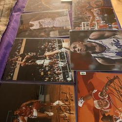 Autographed Photos Lot All Authentic With Coa 