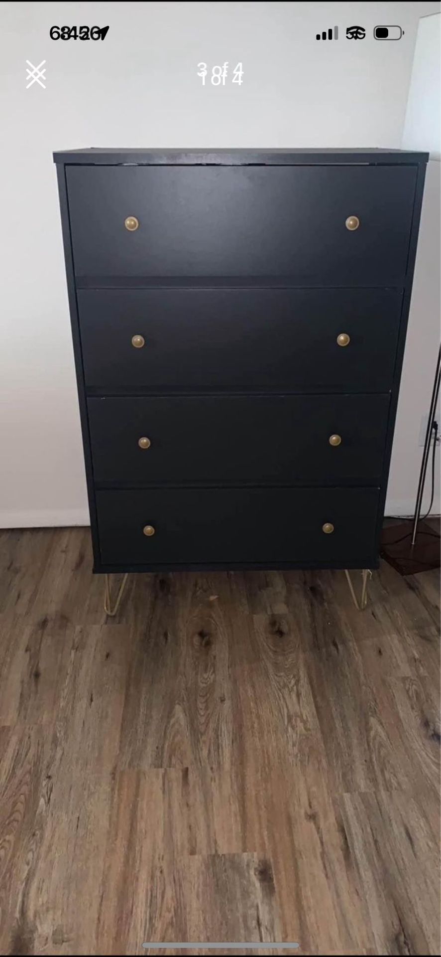 black new years dress Saint 4 Drawer Dresser with Changing Top main image 1