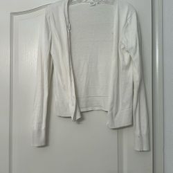 White Cardigan 