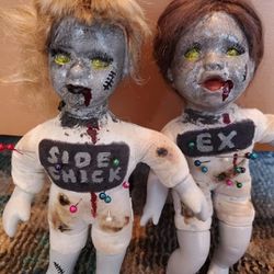 Set of 2 Voodoo Dolls