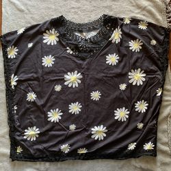 Beautiful Sunflower Coverup!! Size Xxl - Brand New