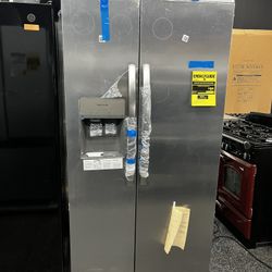 Frigidaire Stainless Steel Side X Side 36” Wide Refrigerator 
