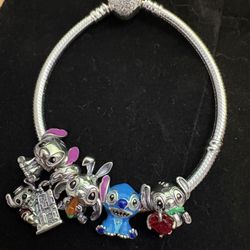 Pandora Stitch Charm Bracelet