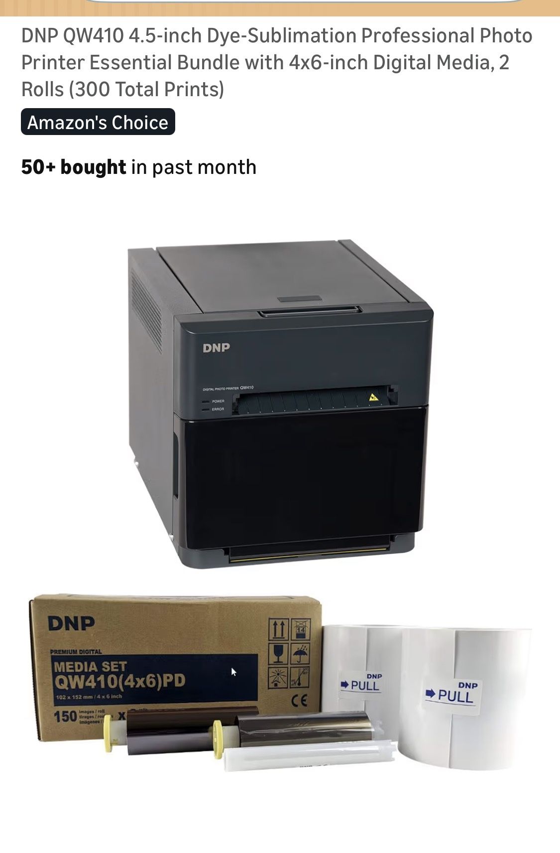 DNL Sub Dye Printer NEW  PHOTOBOOTH