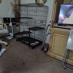 Metal Kitty Play Pen 