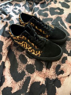 Vans Old Skool Leopard Print Sneakers