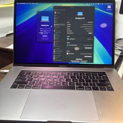 MacBook Pro 15” Late 2018 16G RAM 256GB SSD