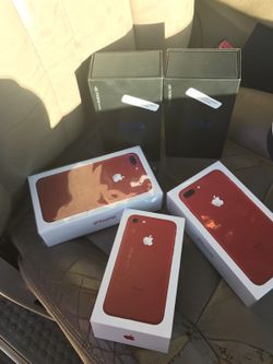 Brand sealed iPhone 7 Plus and Samsung galaxy s8 plus