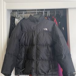 Black North Face Nuptse Puffer Jacket