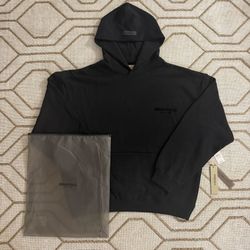 Large Essentials Fear of God Hoodie - Stretch Lim / Black - New w/ tags