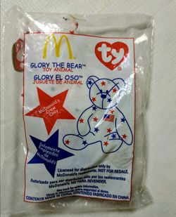 MCDONALD'S HAPPY MEAL  TY  GLORY THE  BEAR