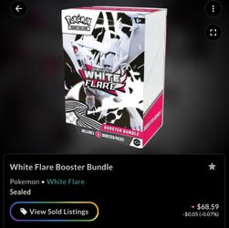 White Flare Booster Bundle Sealed